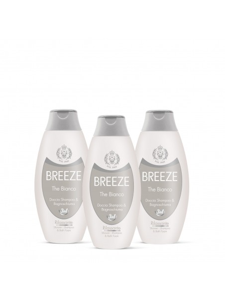 3Pack Breeze - Bagnoschiuma THE BIANCO