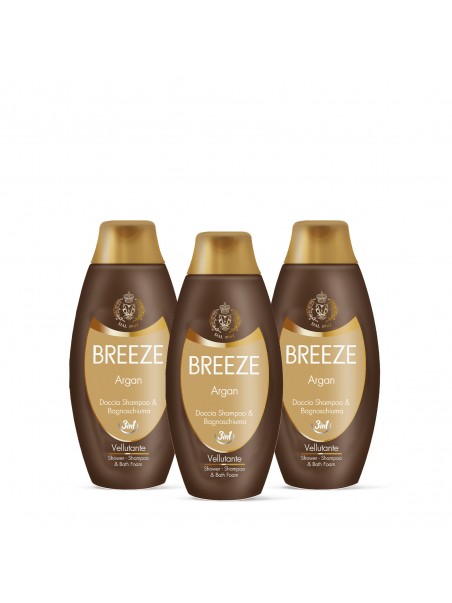 3Pack Breeze - Bagnoschiuma ARGAN