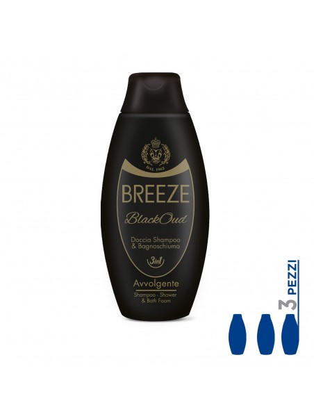 3Pack Breeze - Bagnoschiuma BLACKOUD