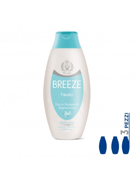 3Pack Breeze - Bagnoschiuma NEUTRO